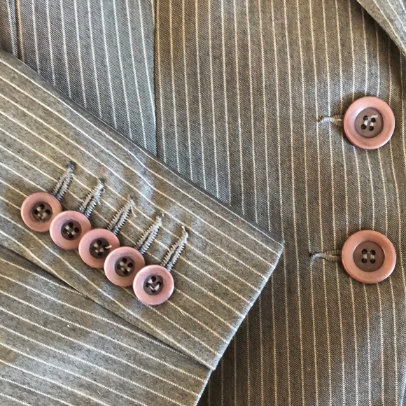 BCBGeneration Striped Fitted Career Blazer - Picture 3 of 8